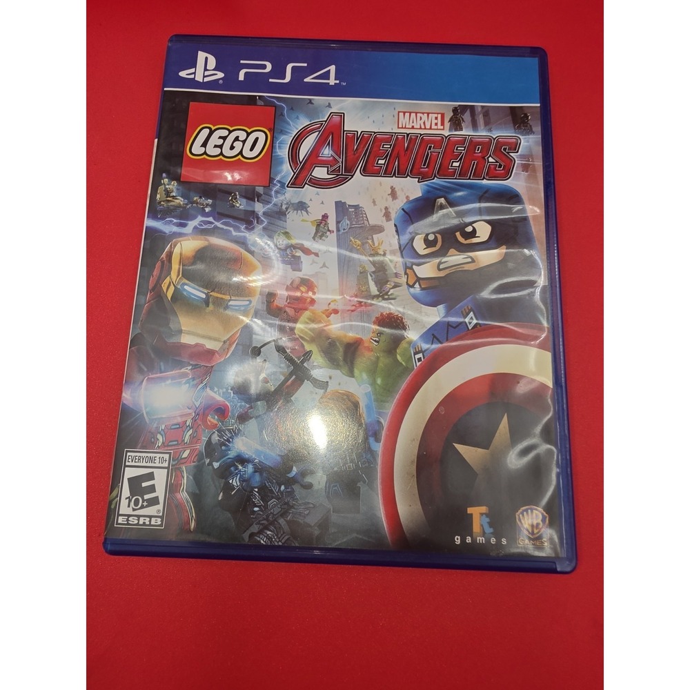 LEGO Marvel's Avengers Video Game Sony PS4 Blue Good Untested CUSA-02107